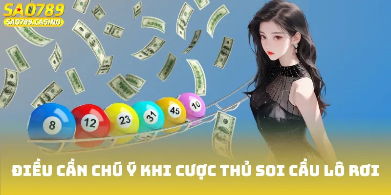 Cách Bắt Lô Rơi Chuẩn 2025 - Bí Kíp Từ Cao Thủ Làng Bạc 4 Một số điều cần chú ý khi cược thủ soi cầu lô rơi