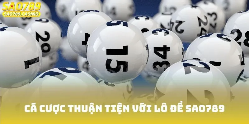 Cá cược thuận tiện với lô đề Sao789
