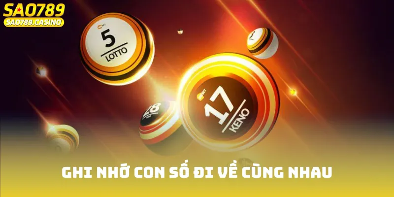 Ghi nhớ những con số thường xuyên đi về cùng nhau